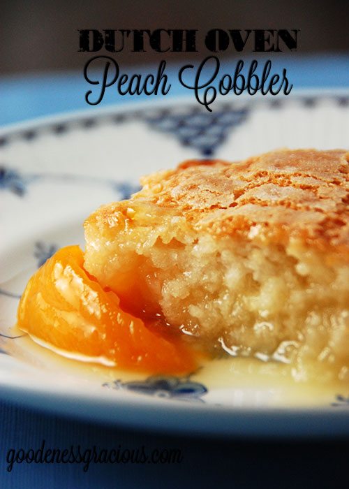 Easy dutch oven peach cobbler recipes Easy dutch oven peach cobbler recipes