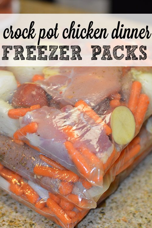 Crock Pot Freezer Packs One Pot Chicken Dinner GOODEness Gracious