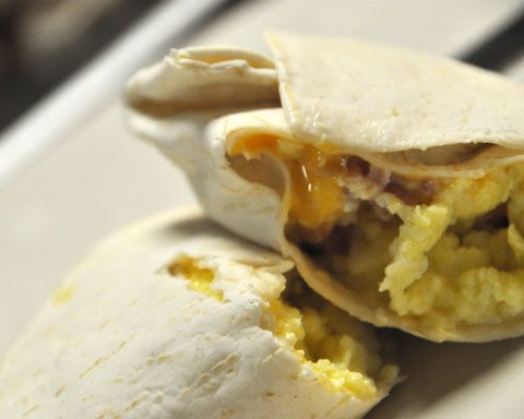 Breakfast Freezer Burritos