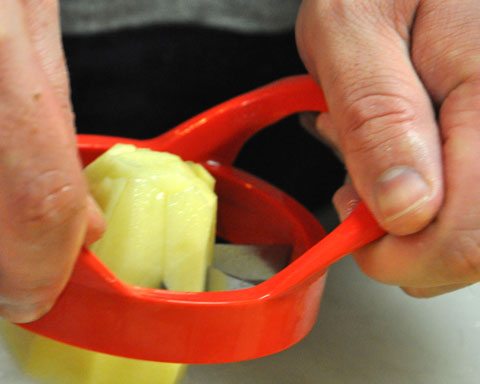 Cutting Up Potatoes Super Fast