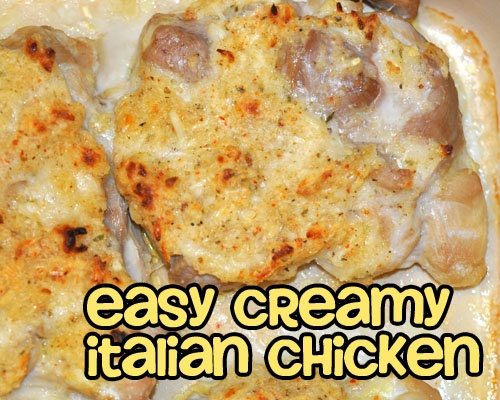 Easy Creamy Italian Chicken