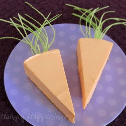 Cheesecake Carrots for Easter dinner, Easter dessert, cake, carrot shaped edible craft