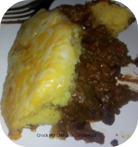 Crock Pot Chili and Corn Bread