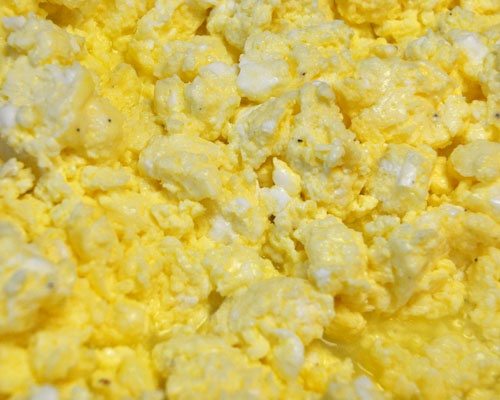 Light Version Oven Baked Scrambled Eggs