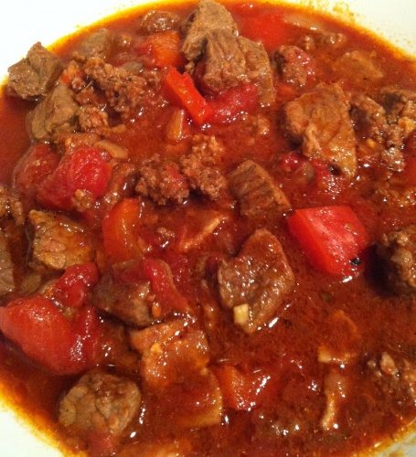 Meaty Crock Pot Chili