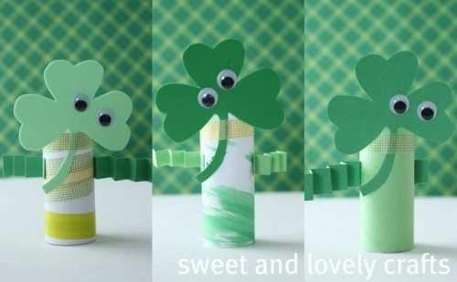 Sweet & Lovely Crafts Shamrock Men