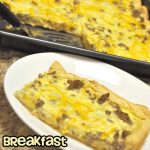 Egg and Sausage Breakfast Pizza