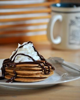 cappuccino pancakes