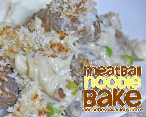 Meatball Noodle Bake