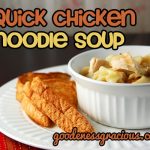 Quick Chicken Noodle Soup