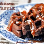 Turtle Brownie Waffle