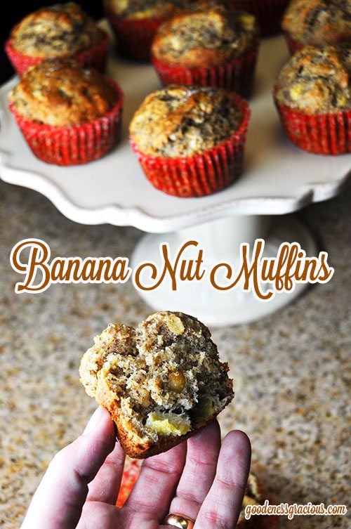 Banana Muffins flax seed