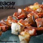 Peachy Pork Kabobs