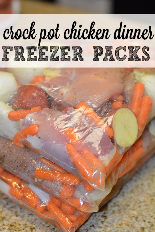 Crock Pot Freezer Packs: One Pot Chicken Dinner - GOODEness Gracious