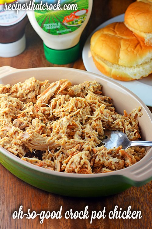 Oh so good shredded chicken