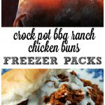 Crock Pot Freezer Packs: BBQ Ranch Chicken Buns