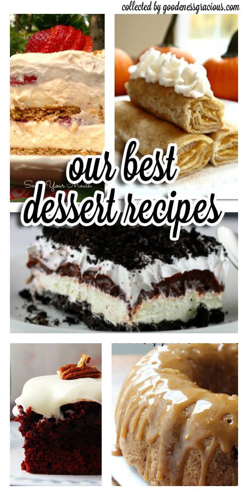 We asked 20 of our favorite food bloggers to share their VERY BEST dessert recipes with us and they did not disappoint! From holiday must-tries to decadent chocolate desserts to flavorful fruity favorites this list is sure to soothe your sweet tooth!