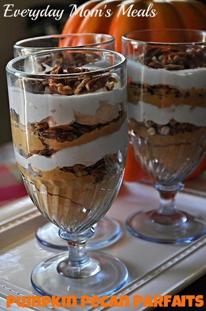 Pumpkin Pecan Parfaits