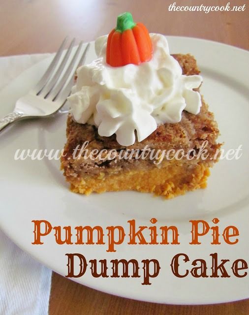 Pumpkin Pie Dump Cake