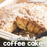 Cinnamon Roll Coffee Cake is the perfect easy breakfast recipe to go with your favorite cup of coffee. This recipe would be a so simple to throw together for the holidays. #FolgersInIndy