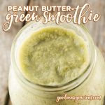 Are you looking for a green smoothie that is full of nutrients but still tastes really great? This Peanut Butter Green Smoothie tastes more like a peanut butter shake than a spinach based smoothie!