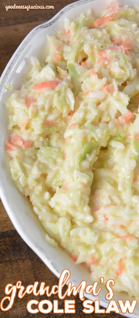 Creamy Homemade Cole Slaw - GOODEness Gracious