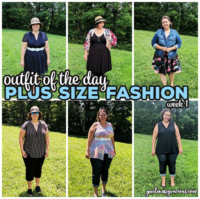 Plus Size Fashion OOTD - Week 1 - GOODEness Gracious