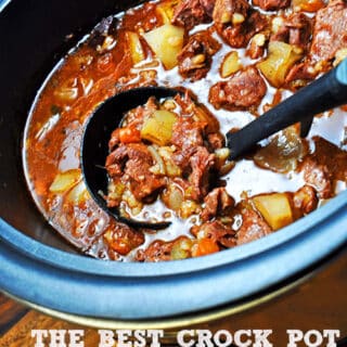 The crock pot beef stew my family has enjoyed for over a decade. Yum!